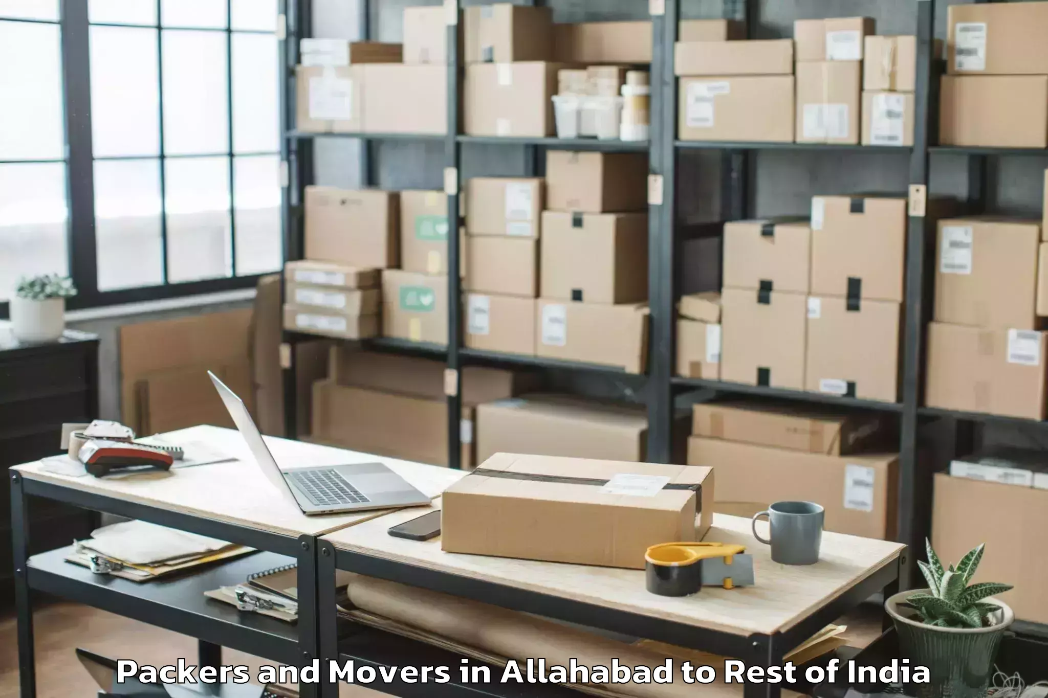 Affordable Allahabad to Sumbal Packers And Movers